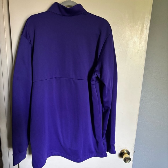 Adidas Purple Quarter-Zip Pullover - Picture 6 of 7